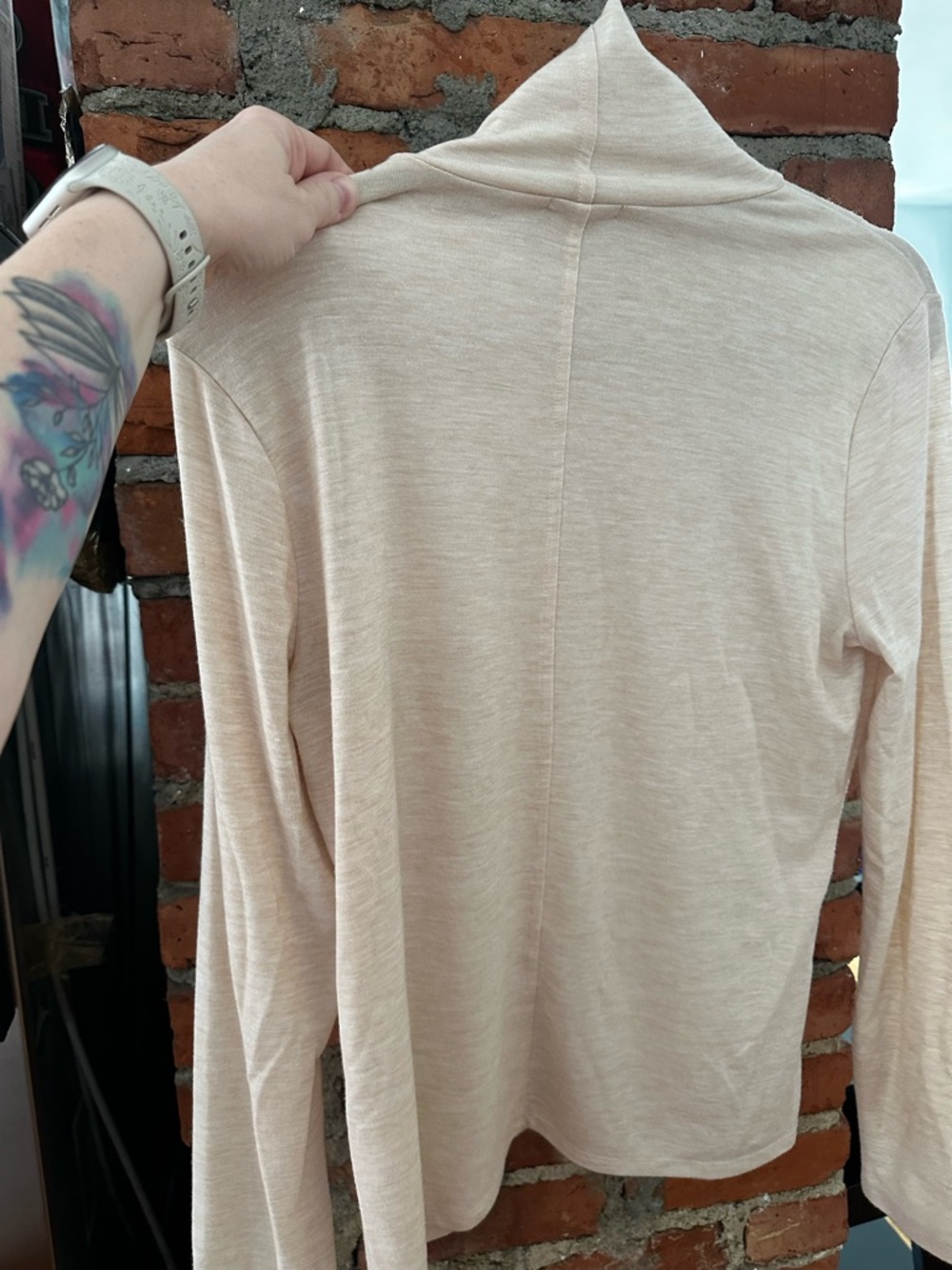 Lightweight Turtleneck - Beige - Picture 2 of 4